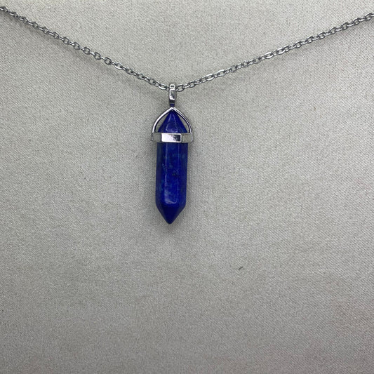 Necklace pendant - lapis | bullet